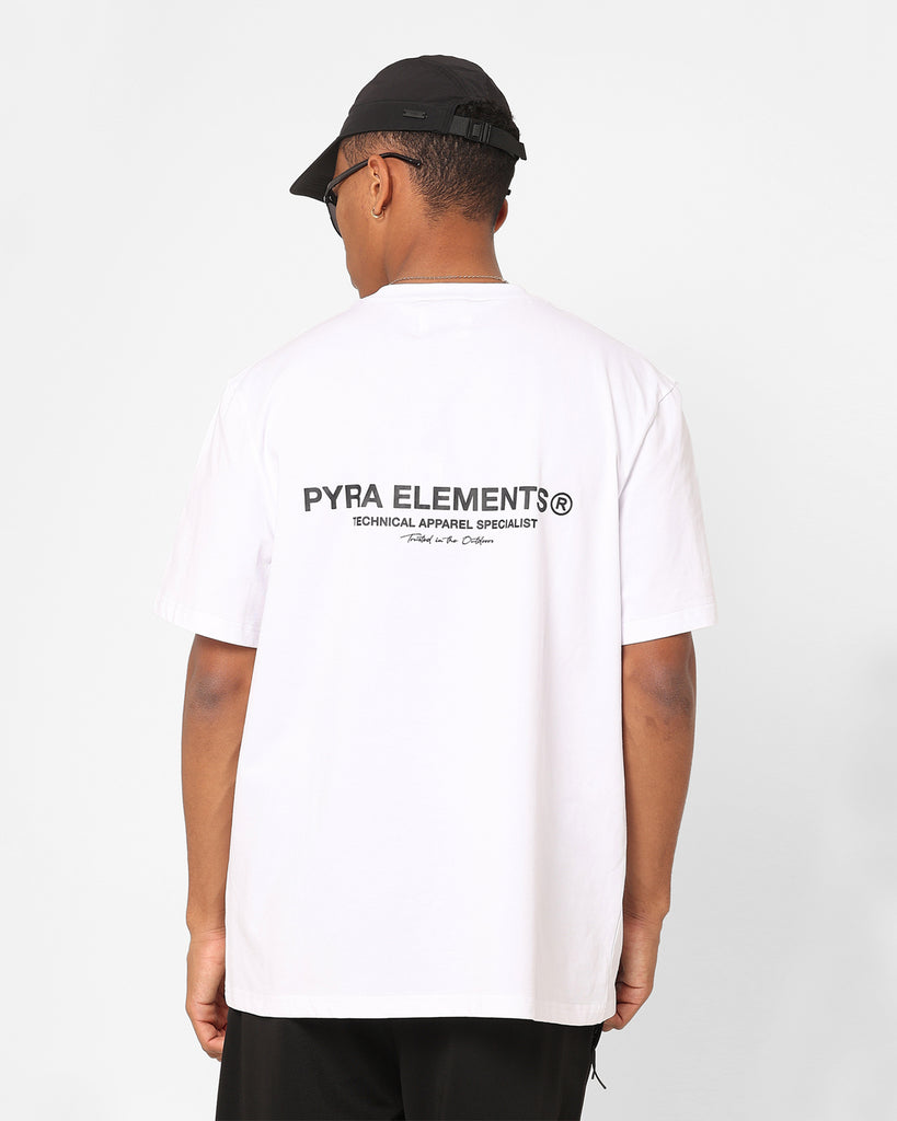 Pyra Marker Logo T-Shirt White/Black