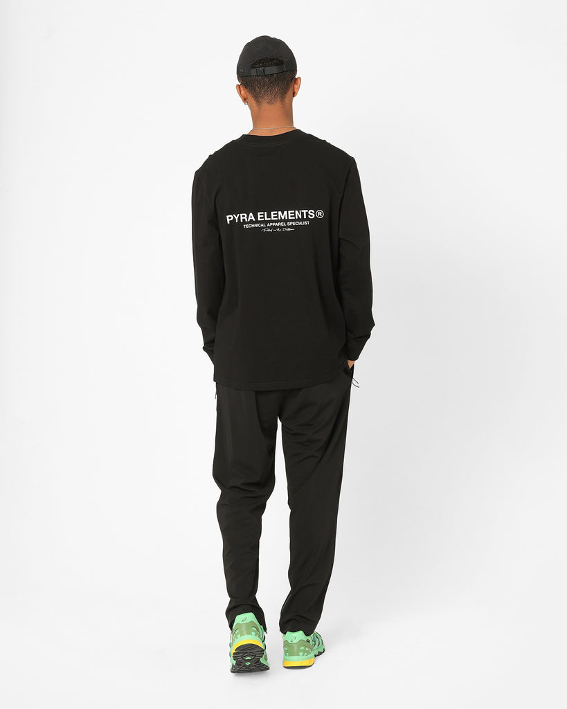 Pyra Markers Long Sleeve T-Shirt Black/White