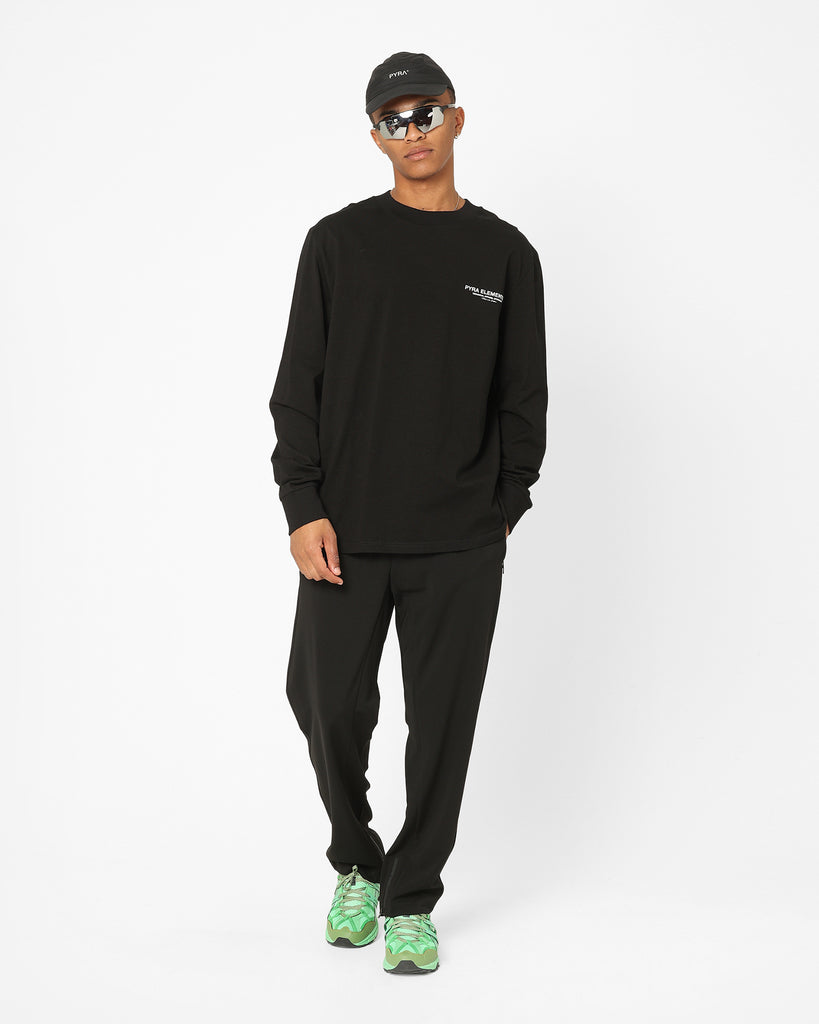 Pyra Markers Long Sleeve T-Shirt Black/White