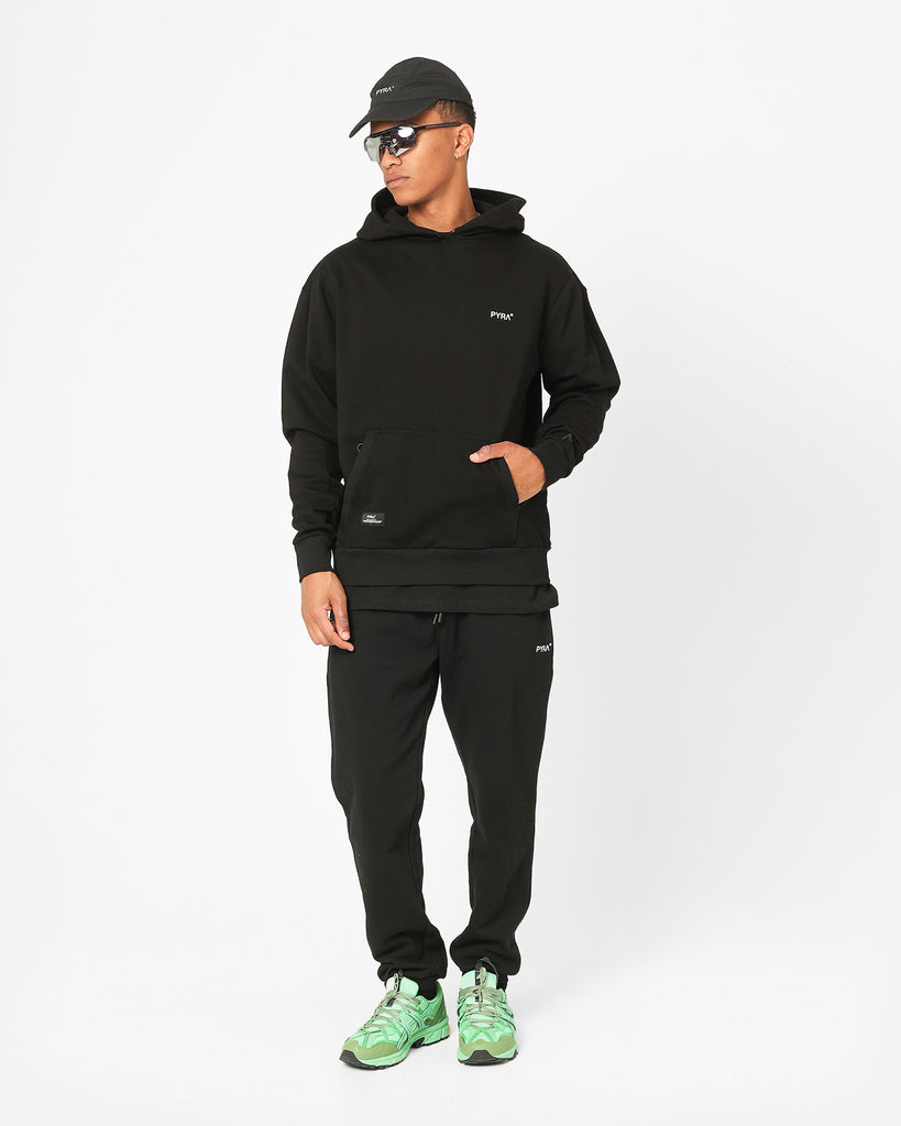 Pyra Core Logo Hoodie Black/White