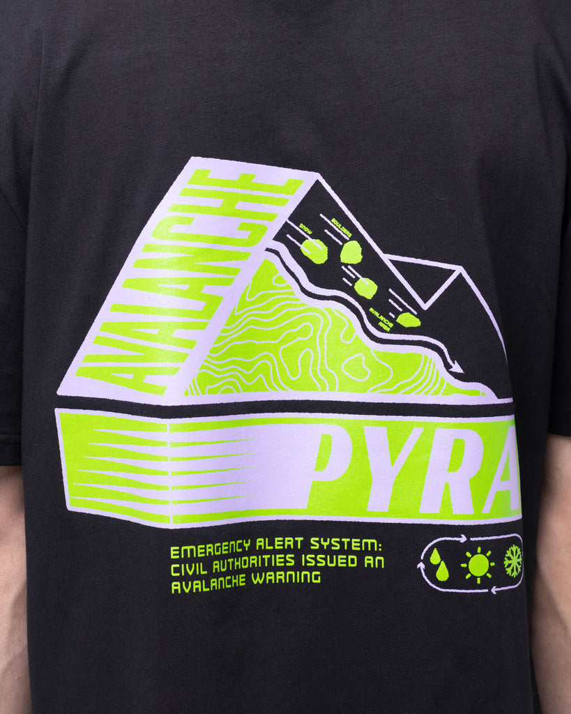 AVALANCHE TEE - BLACK / GREEN