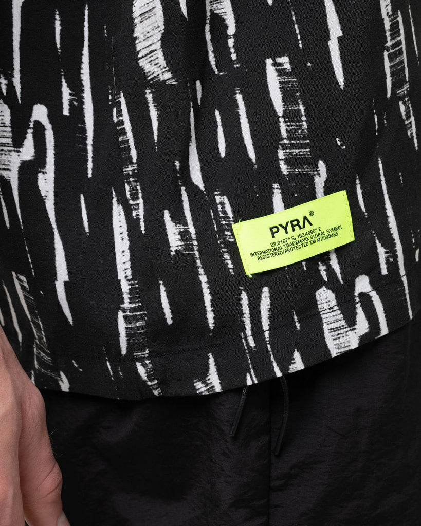 GLITCH SHORT SLEEVE SHIRT BLACK