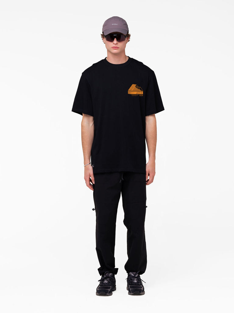 AVALANCHE TEE BLACK / ORANGE