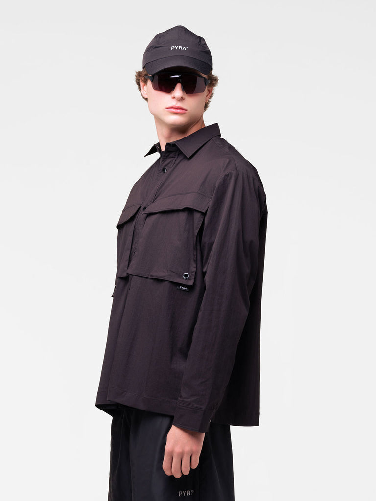 PYRA Trail Over Shirt Black