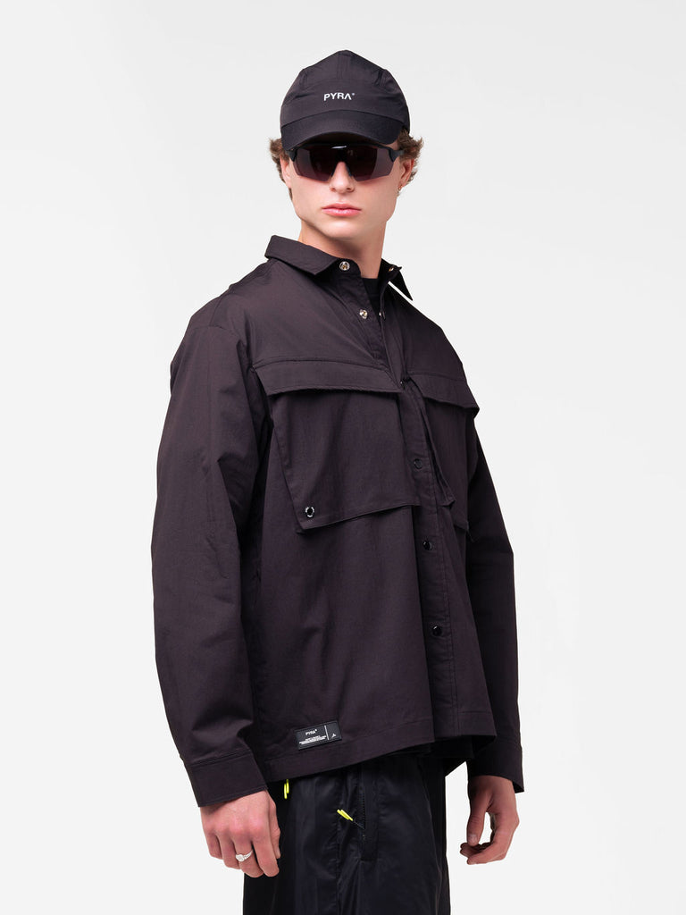 PYRA Trail Over Shirt Black