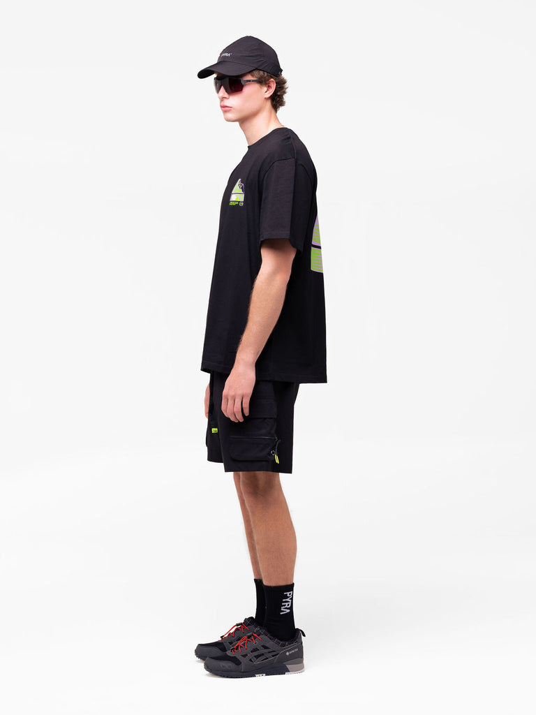 AVALANCHE TEE - BLACK / GREEN