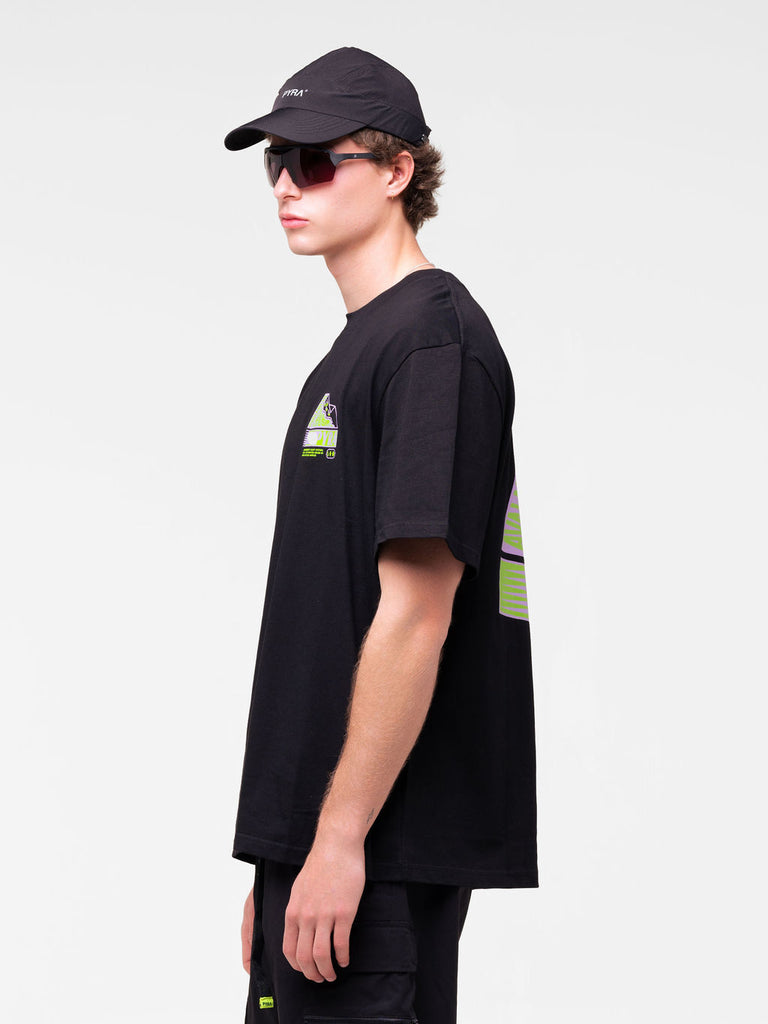 AVALANCHE TEE - BLACK / GREEN