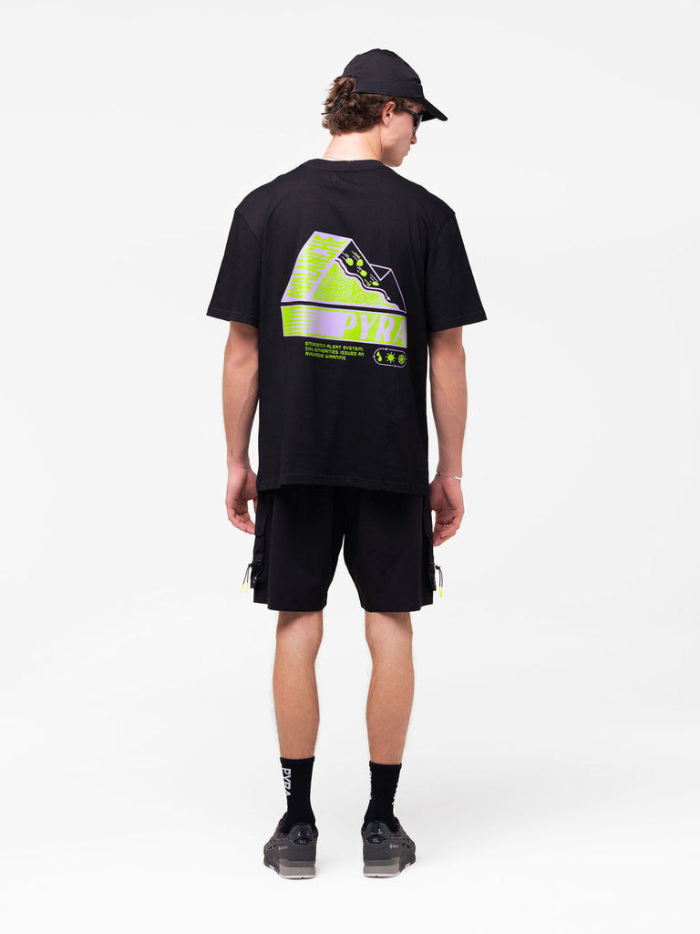 AVALANCHE TEE - BLACK / GREEN