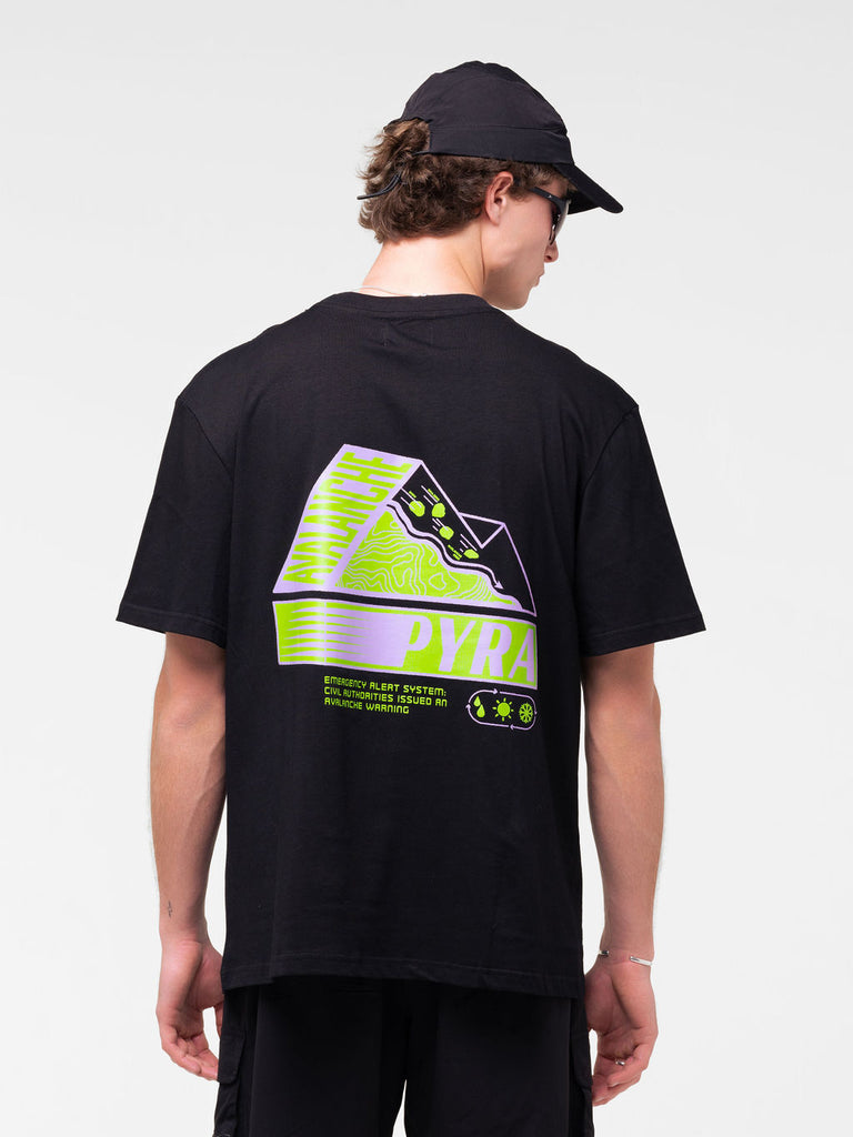 AVALANCHE TEE - BLACK / GREEN
