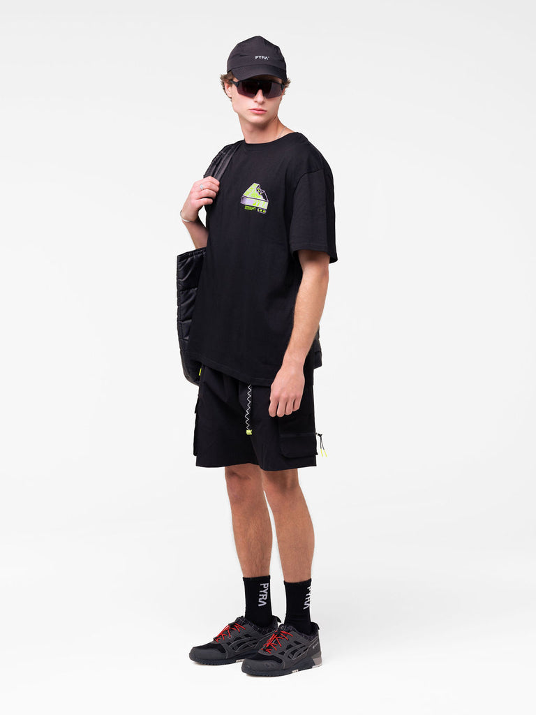 AVALANCHE TEE - BLACK / GREEN