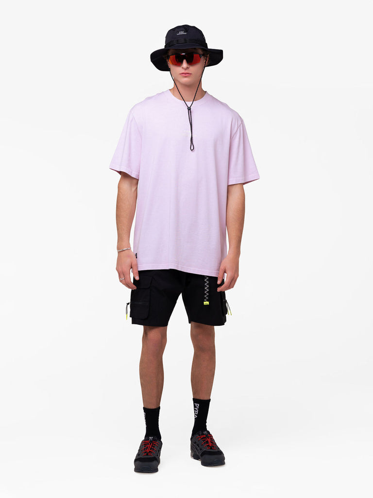 STACKED LOGO TEE DUSTY PINK