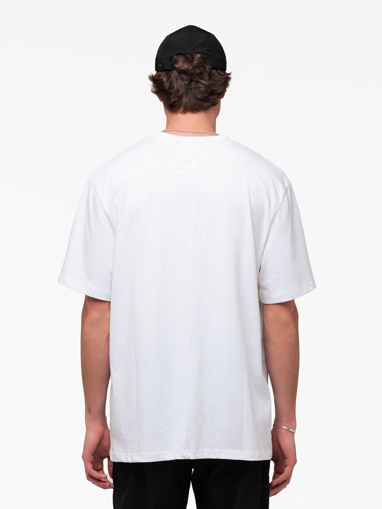 TECHNICAL LOGO TEE WHITE / BLACK