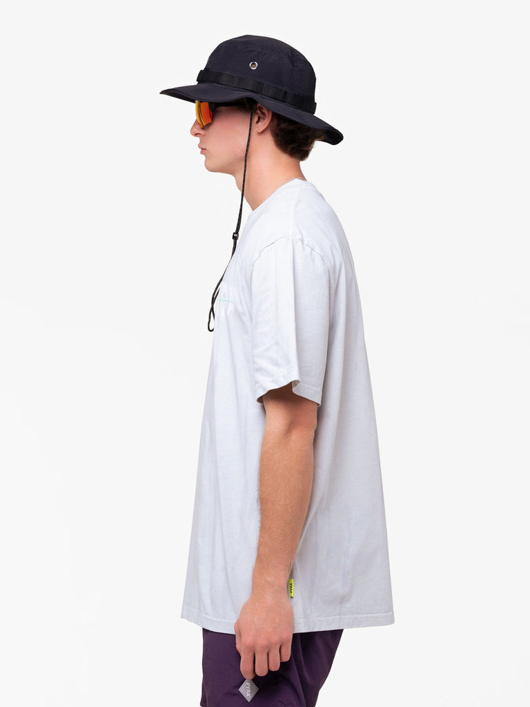 FISH EYE TEE TIEDYE GREY