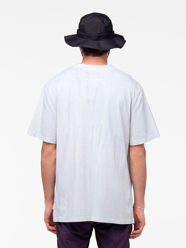 FISH EYE TEE TIEDYE GREY