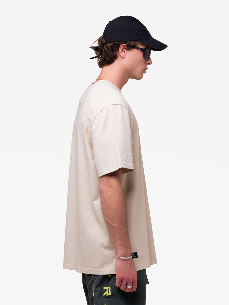 STACKED LOGO TEE MUSHROOM