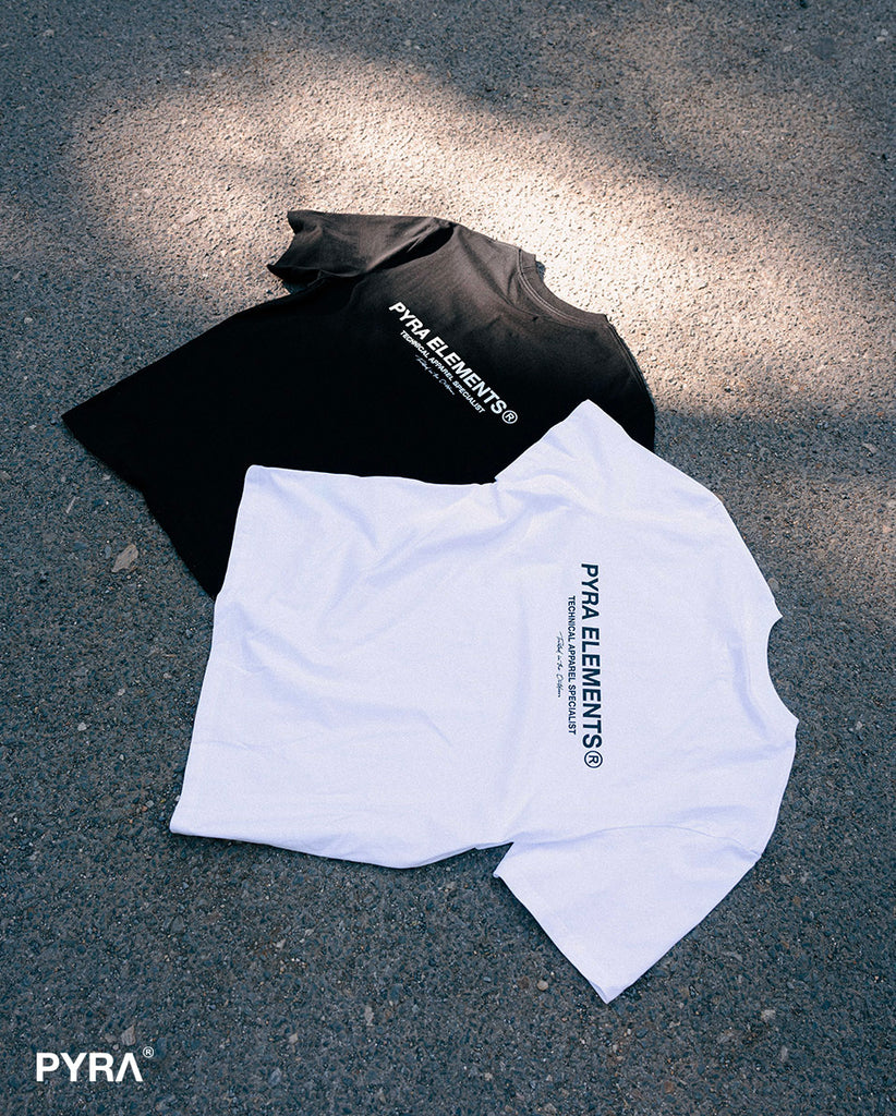 Pyra Marker Logo T-Shirt White/Black