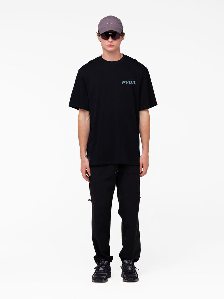 VERSION TEE BLACK / STONE