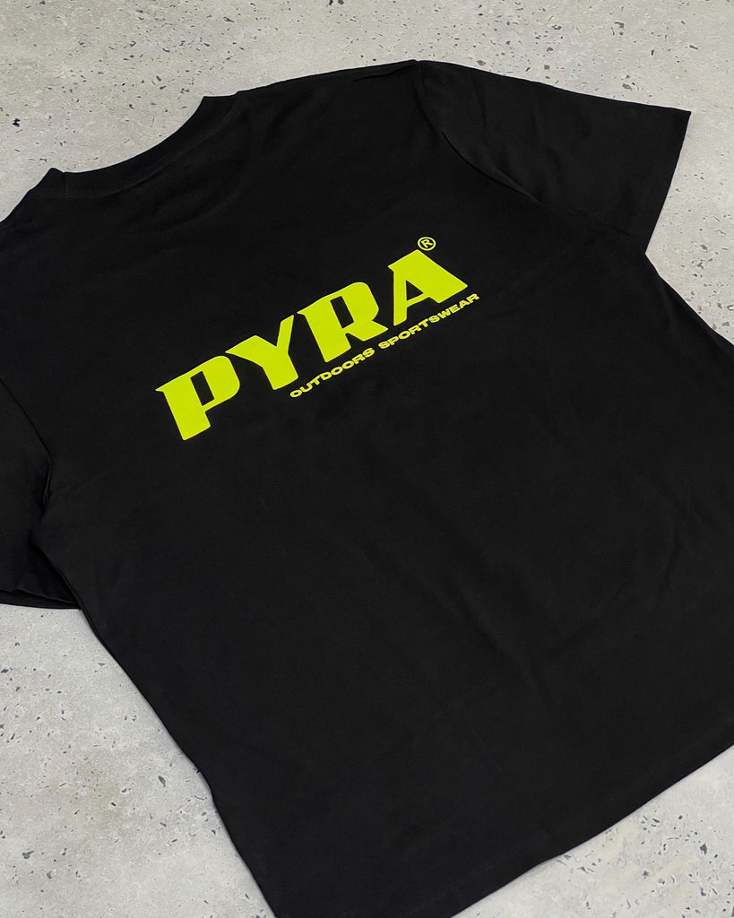 VERSION TEE BLACK / VOLT