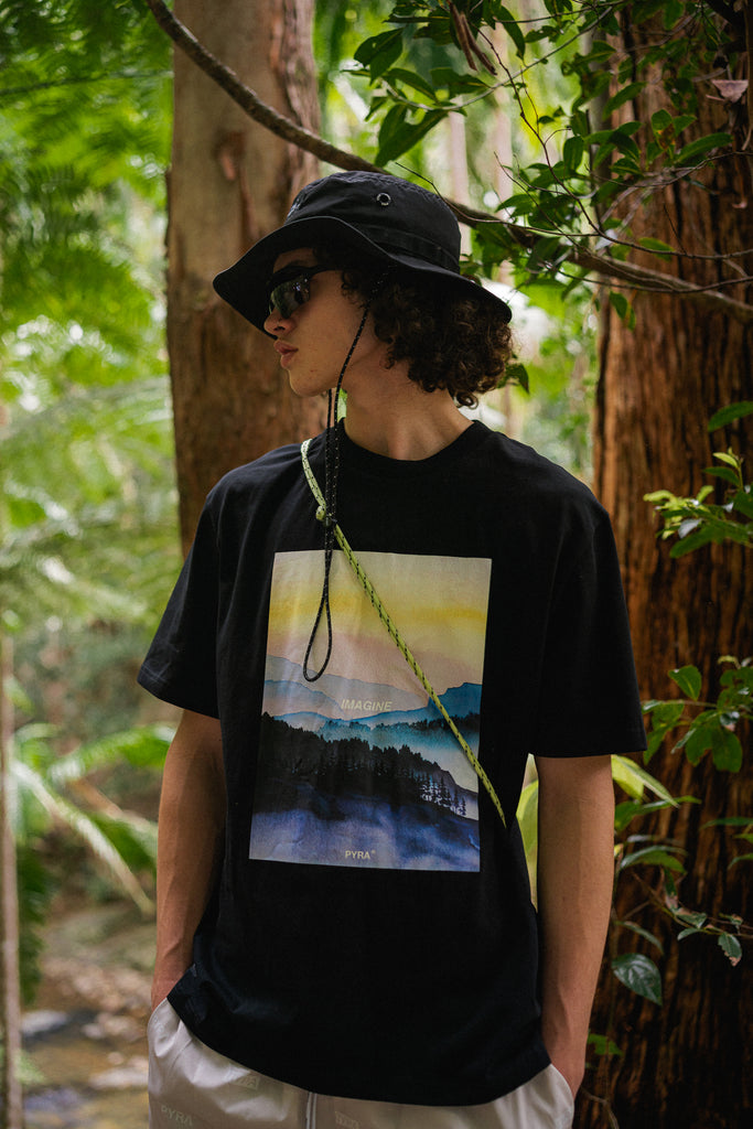 PYRA Imagine Water T-Shirt Black/Multi