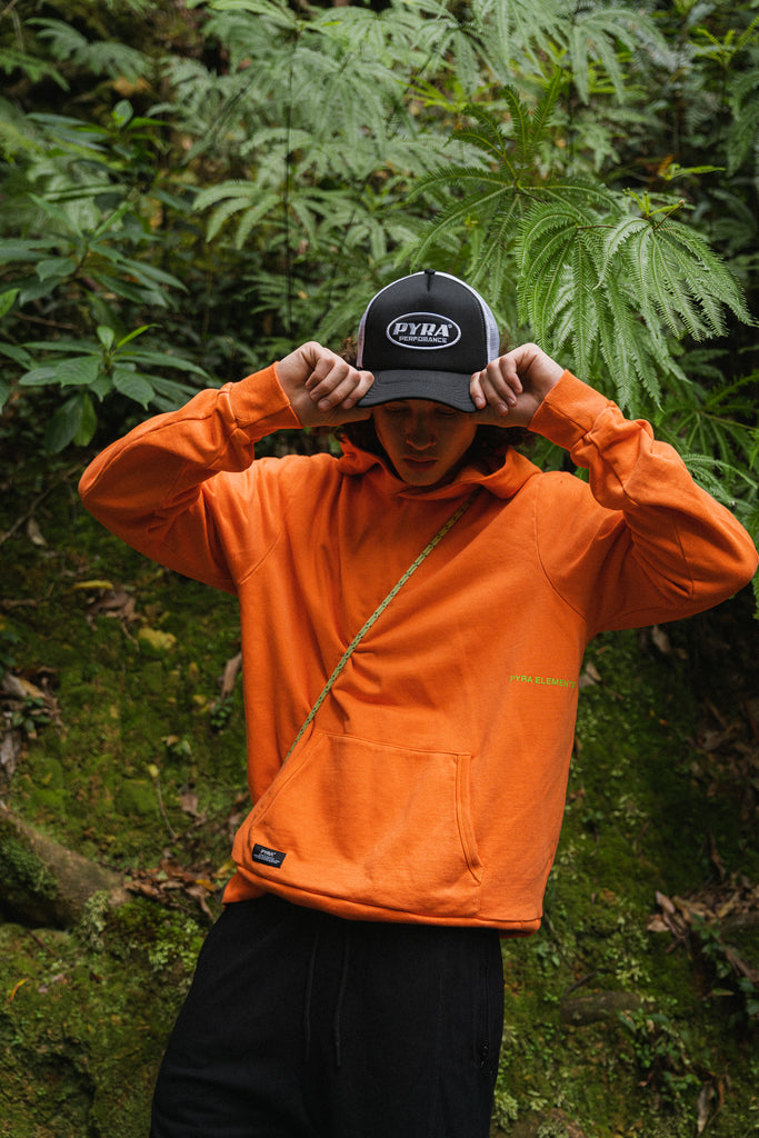 PYRA Design Logo Hoodie Orange