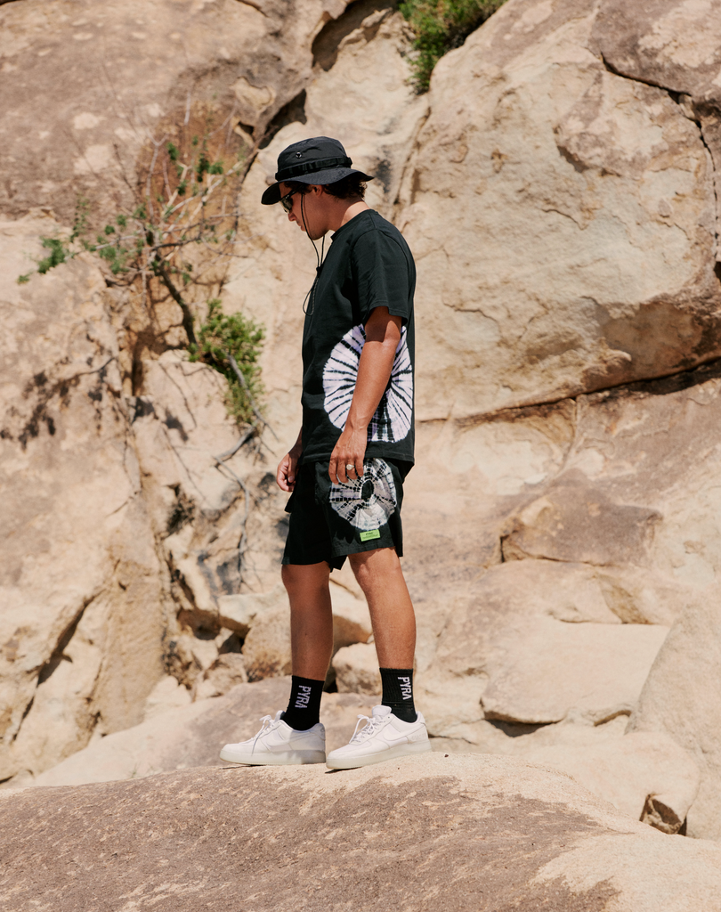 PYRA Its A Trip T-Shirt Black/Tie Dye