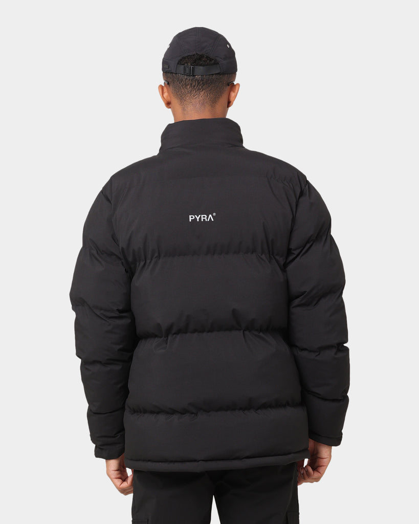 PYRA Padded Puffa Jacket Black