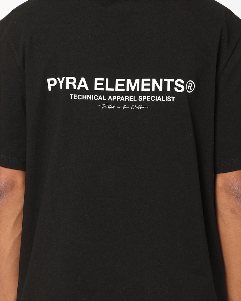 Pyra Marker Logo T-Shirt Black/White