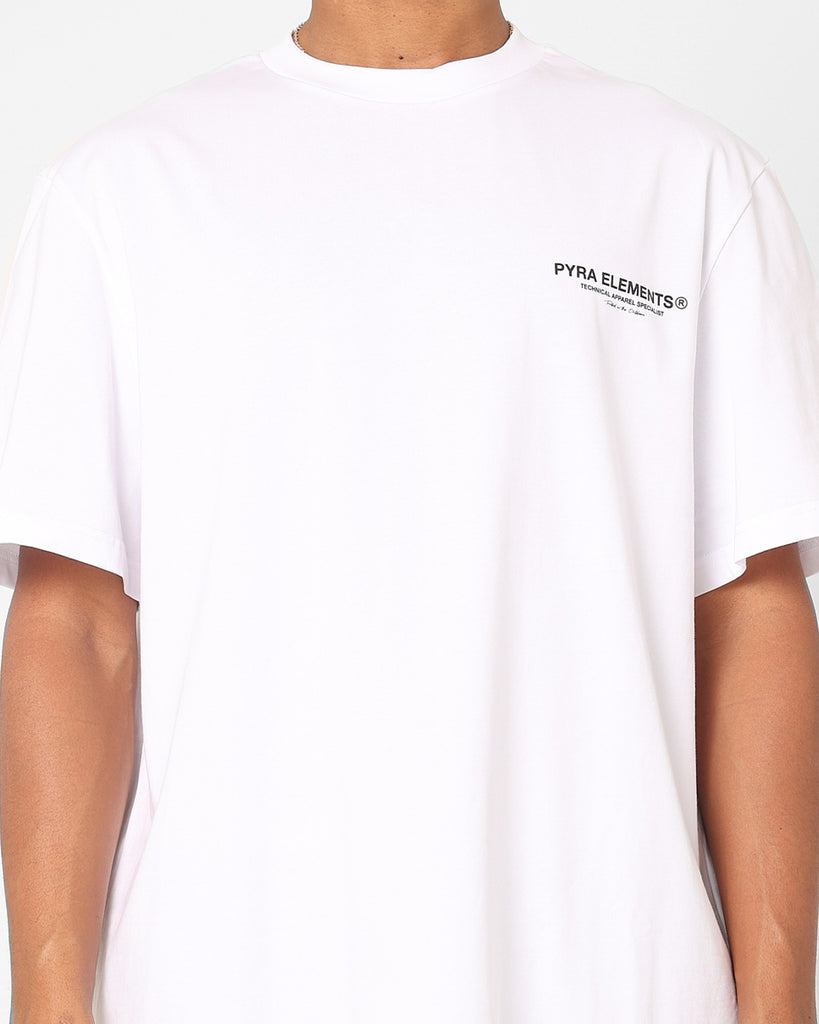 Pyra Marker Logo T-Shirt White/Black