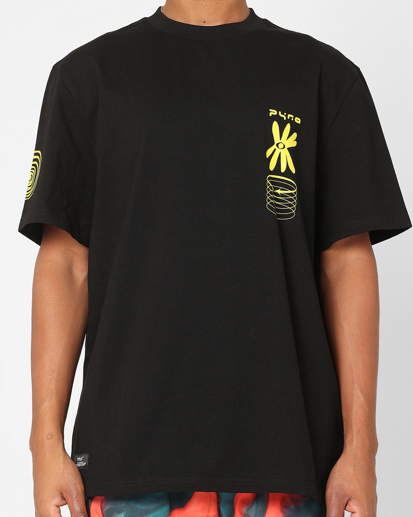 Pyra Growth Cycle T-Shirt Black/Yellow