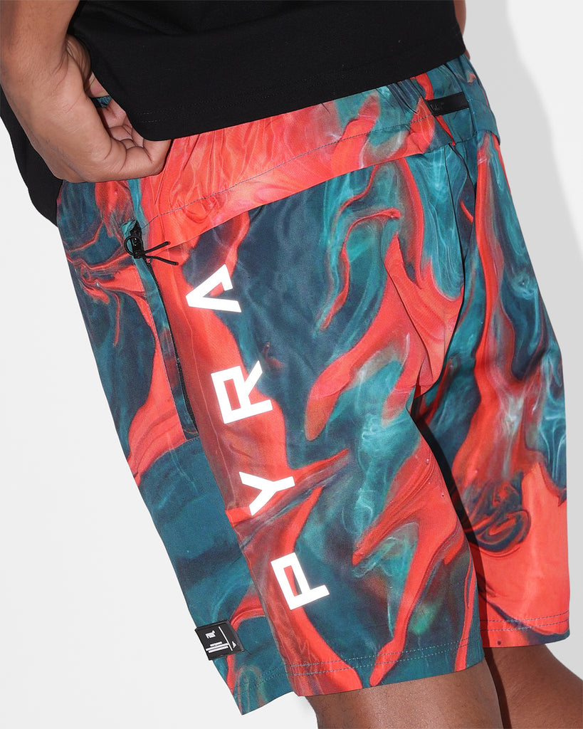 Pyra Born Of Flame Shorts Red/Green
