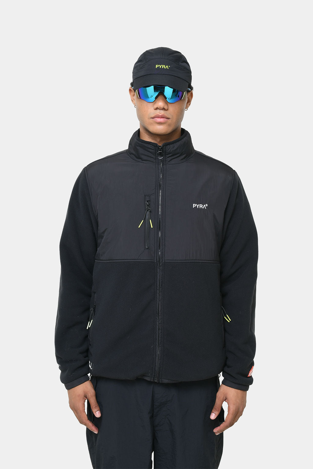 POLARTEC ZIP JACKET - BLACK