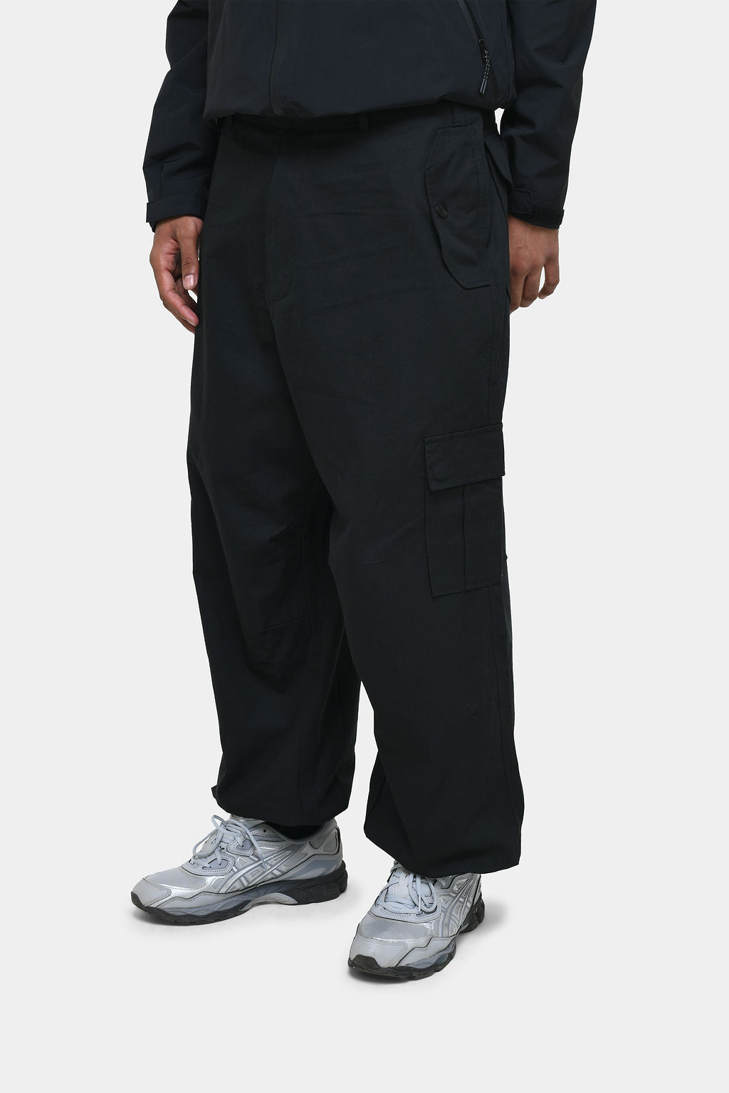 CARGO PARACHUTE PANT - BLACK