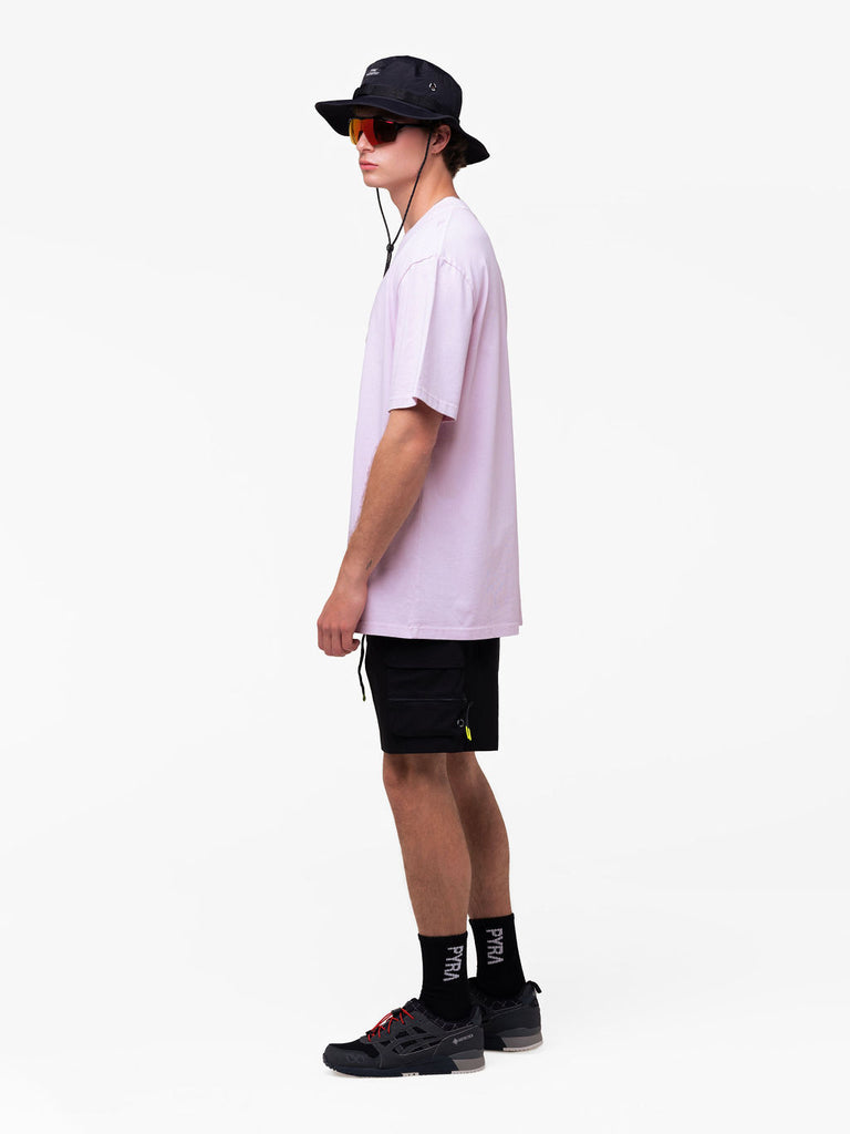 STACKED LOGO TEE DUSTY PINK