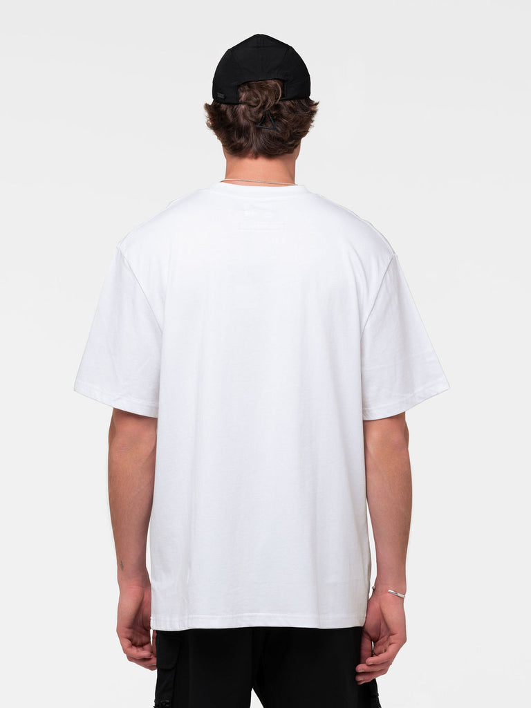 Pyra Stacked Logo T-Shirt White/Black