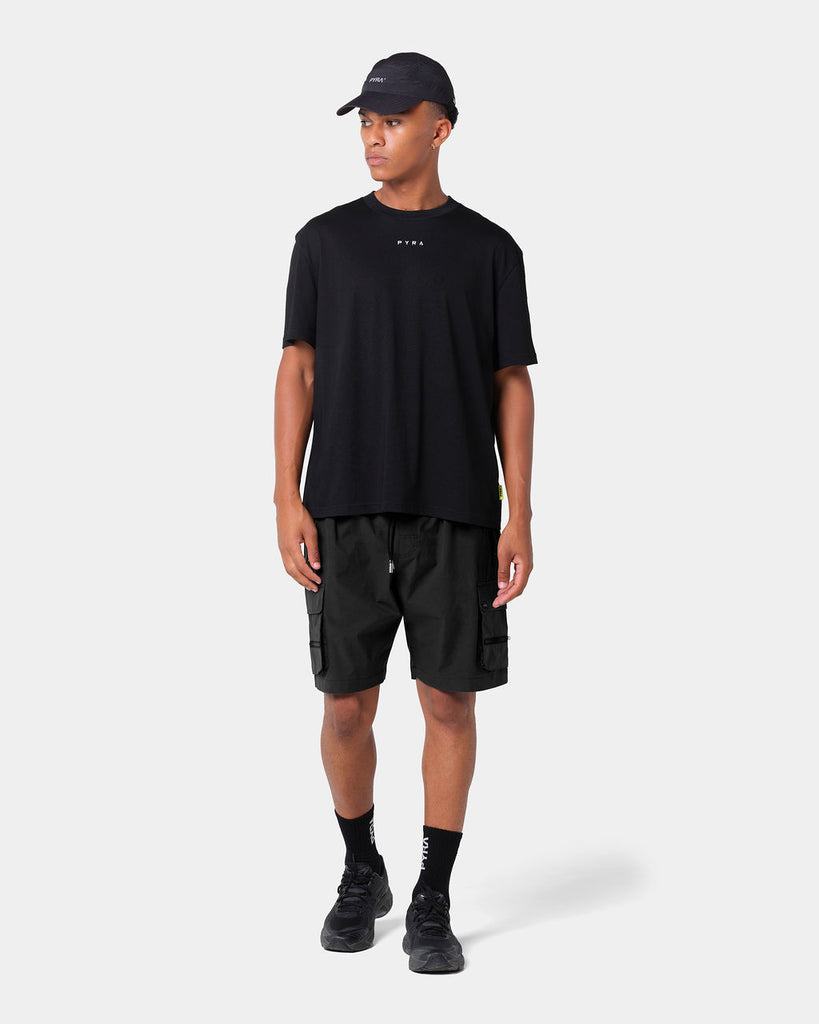 Nero Cargo Shorts Black