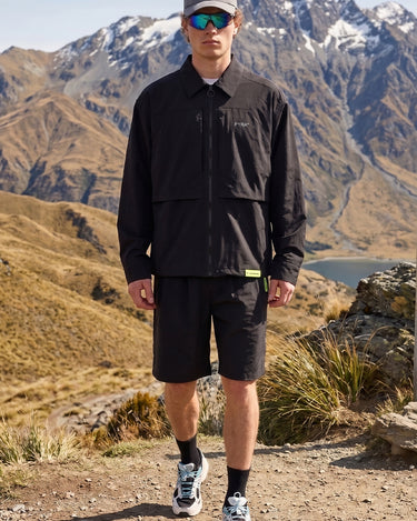 【ё BIOTOP】sheer nylon short blouson ブラック BIOTOP(ビオトープ) / 【yo BIOTOP】glass nylon short blouson