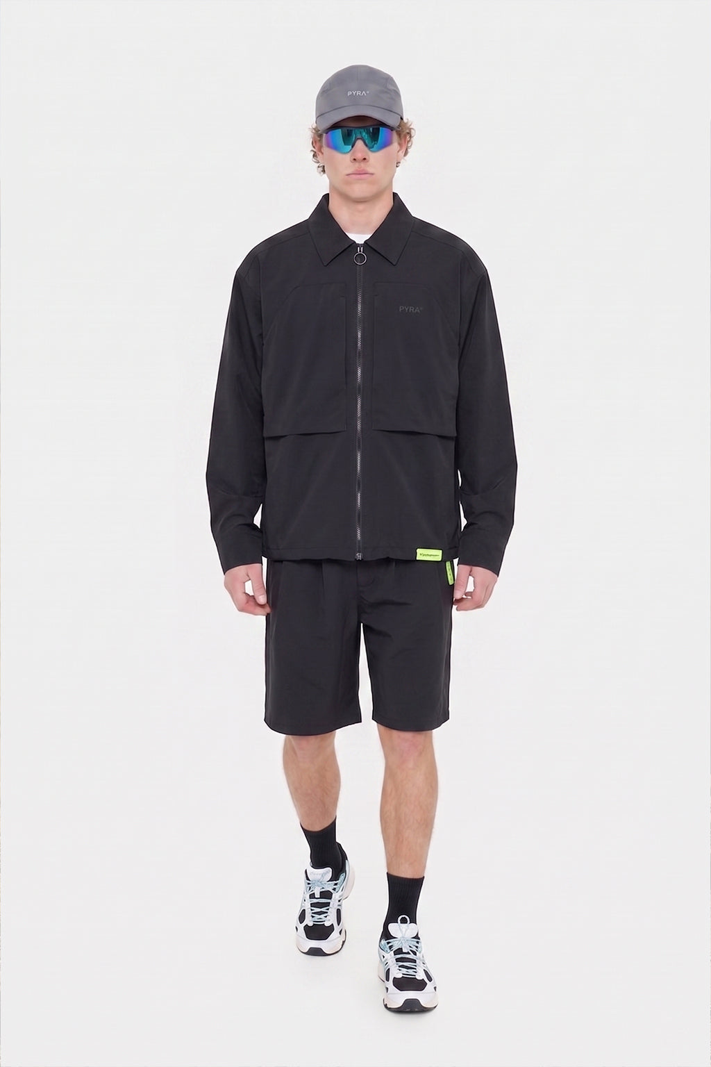 NERO NYLON OVERSHIRT - BLACK – PYRA ELEMENTS