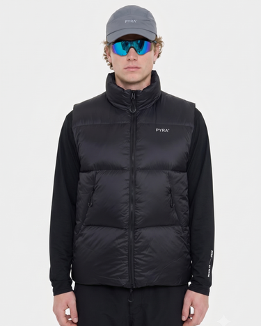 NERO DOWN VEST - BLACK – PYRA ELEMENTS