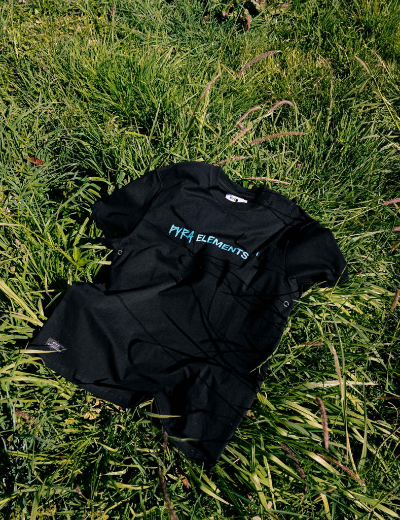 Pyra Graf Logo T-Shirt Black/Teal