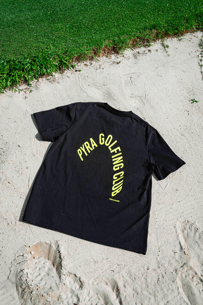 DIVOTS TEE BLACK / VOLT