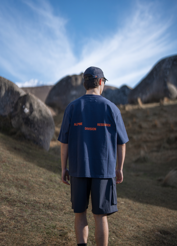 DIVISON BOX TEE - NAVY