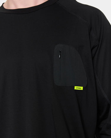 TRAIL LS TEE- BLACK – PYRA ELEMENTS