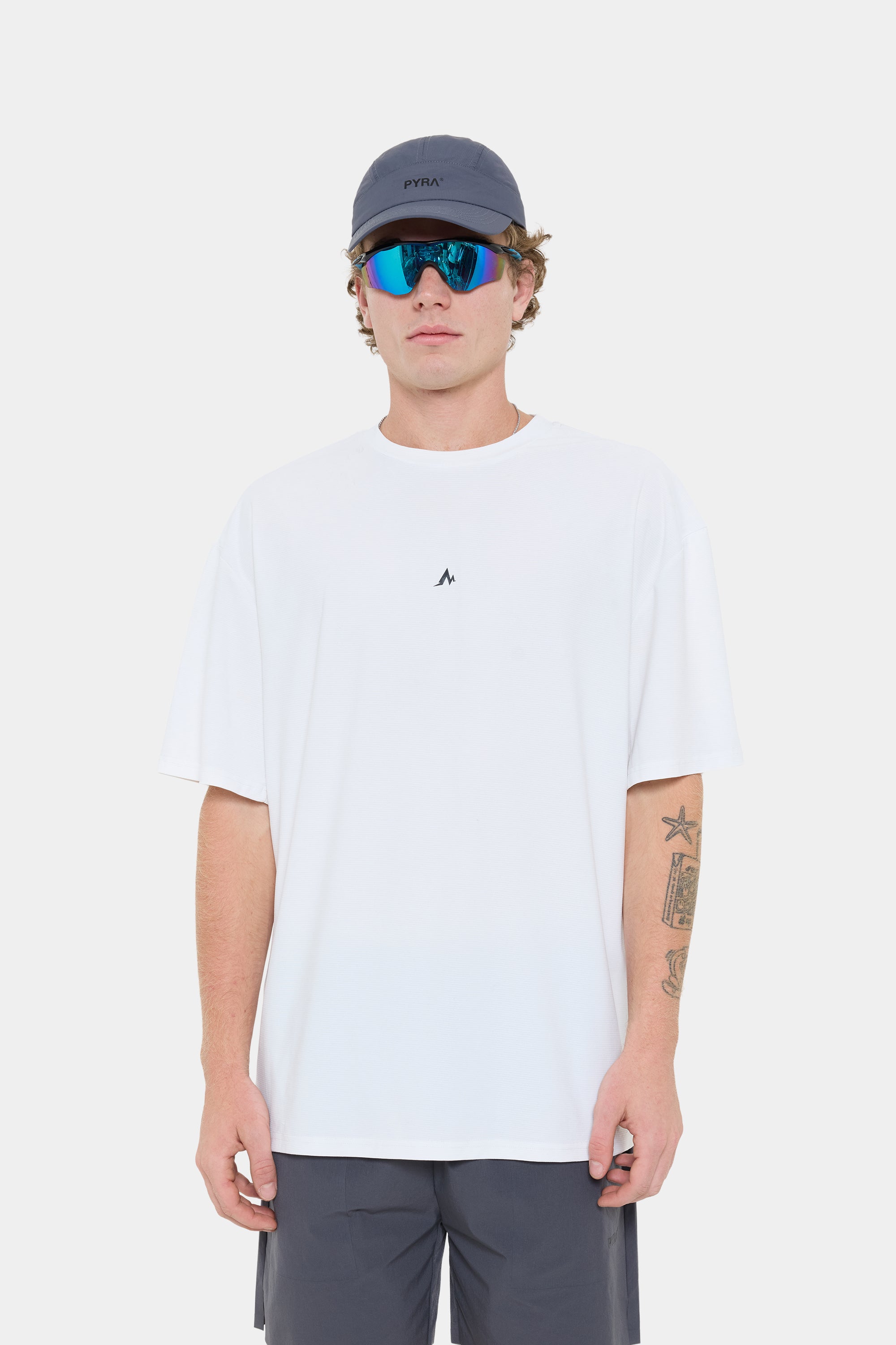 DRIVE OVERSIZED TEE- WHITE
