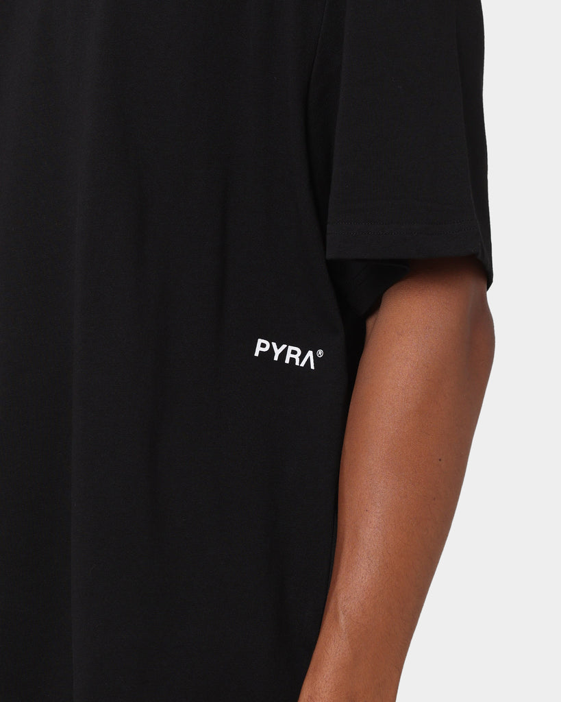 PYRA Micro Logo T-Shirt Black/White