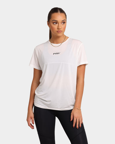 Pyra Women's Transparent T-Shirt White