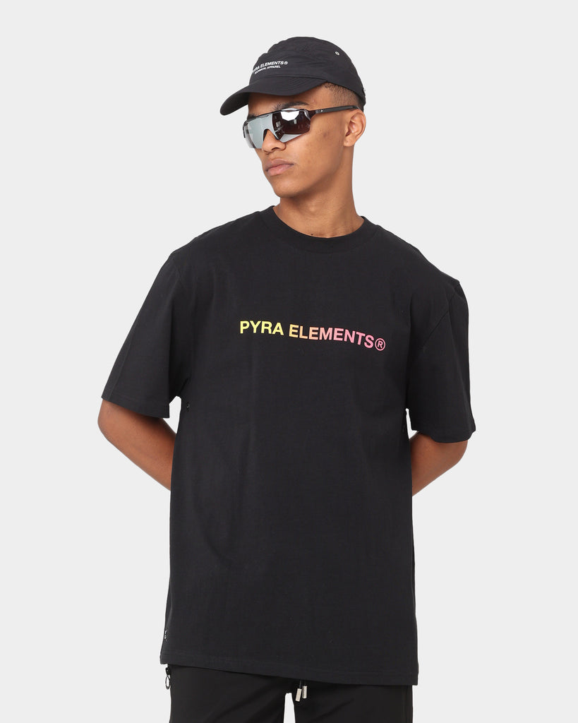 PYRA Elements Core Logo T-Shirt Black/Multi-Coloured