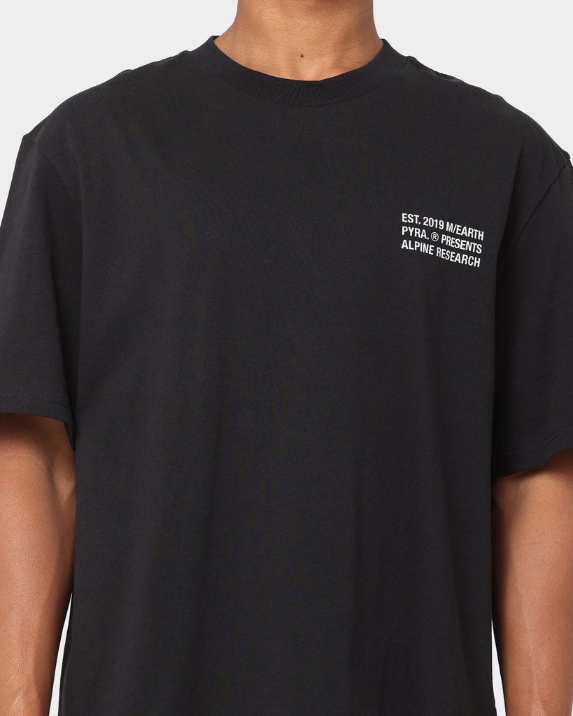 PYRA Alpine Research T-Shirt Black/3M