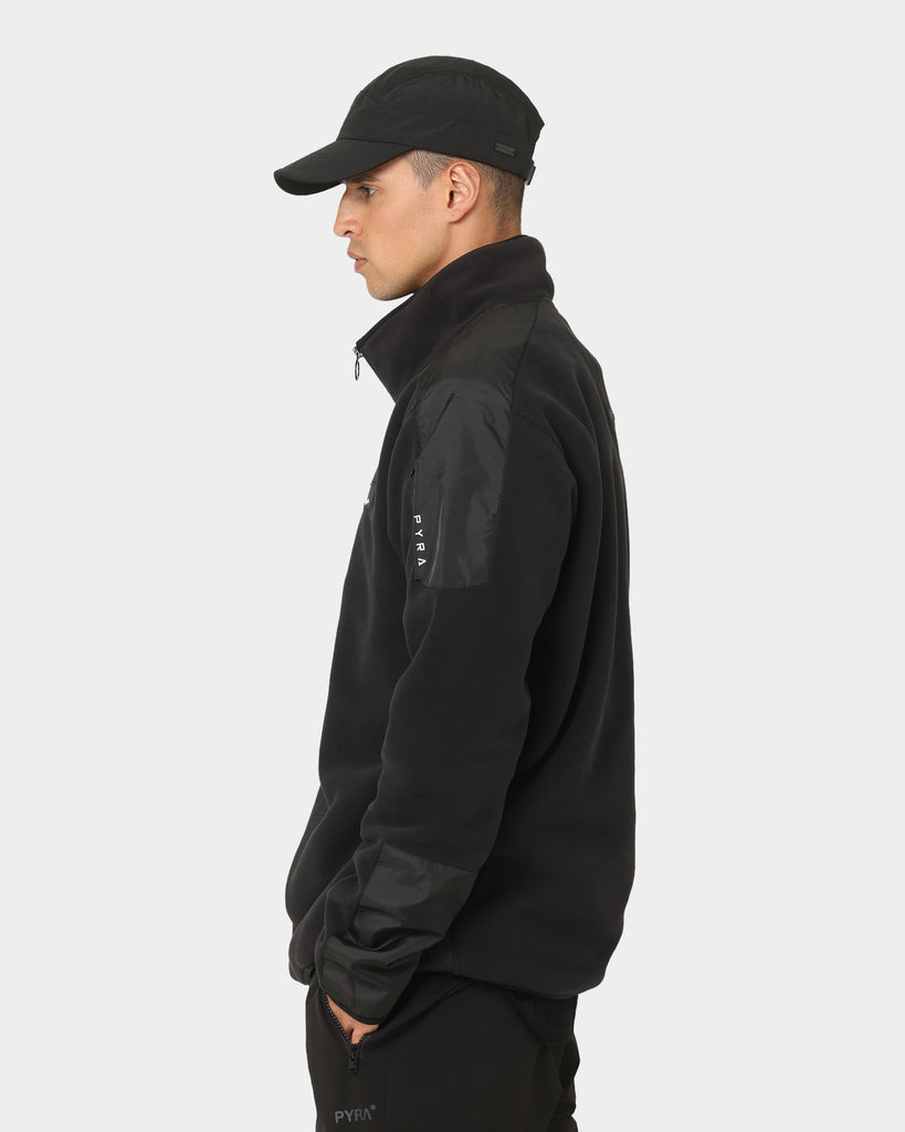 PYRA Polartec 1/4 Zip Jacket Black