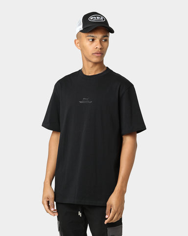 Pyra Stacked Logo T-Shirt Black/Black