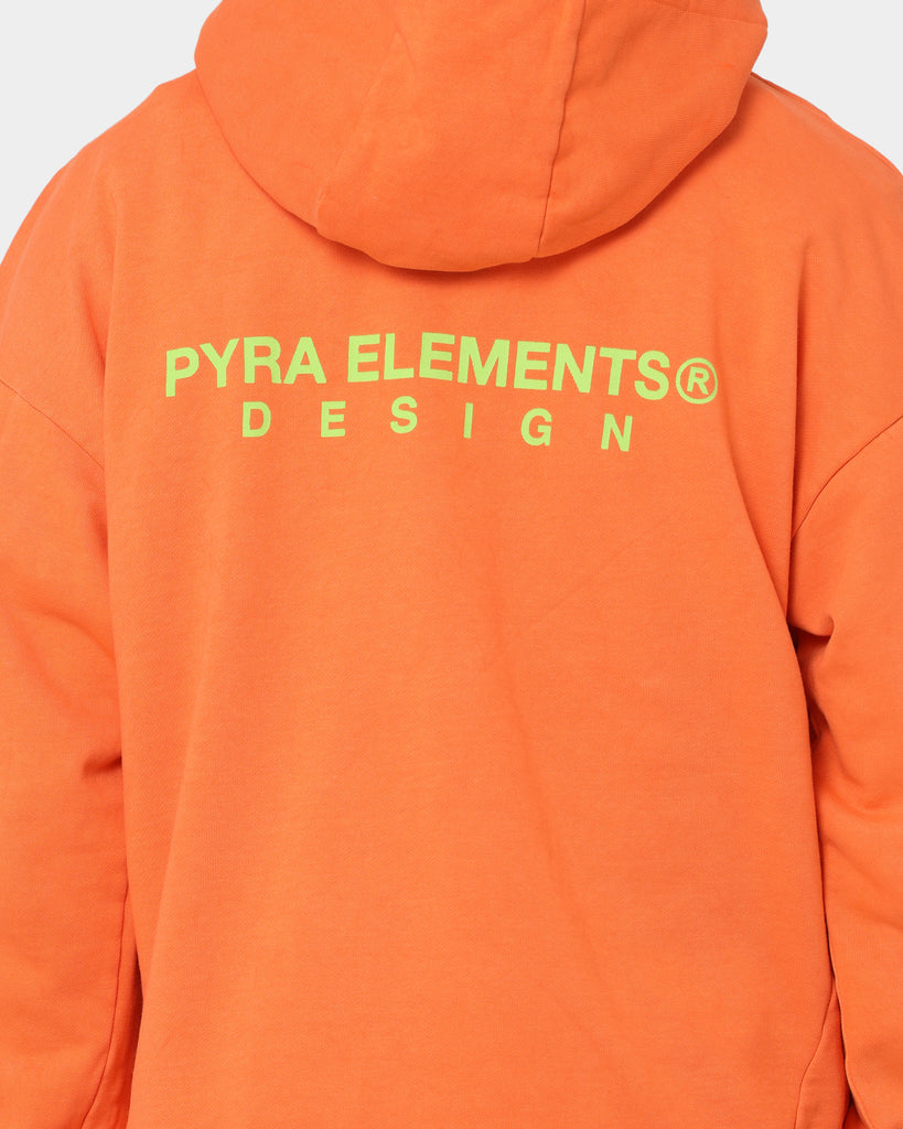 PYRA Design Logo Hoodie Orange